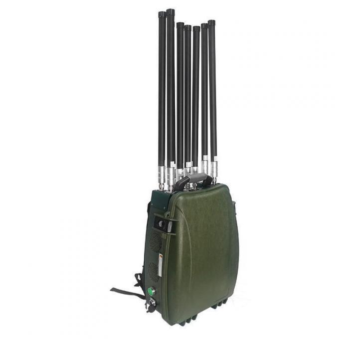 6 Bands Portable Manpack Style Portable Drone Jammer Uav Defense System