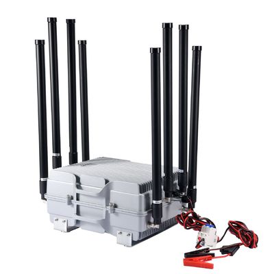 50W 8-Band 100-1500MHz Wide-Frequency Range Anti-Fpv Uav Drone Defense Jammer