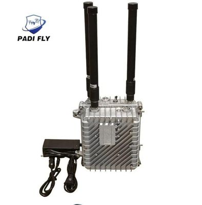 Beli 150 Watt 3 Band Drone Stasioner Radio Frekuensi Jammer 700-1100MHz pembuatan online
