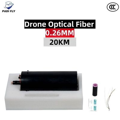 acheter Fibre optique portable de 0,26 mm 20 km pour drones pour le module de fibre du ciel au sol Fpv Drone anti-interférence fabrication en ligne