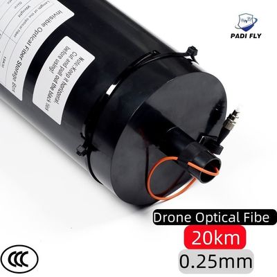 satın al Hafif 0.25mm 20km Fpv Anti-Interference Can Shaped Module Drone Optical Fiber Image Data Module ile Optik Fiber Çevrimiçi üretim