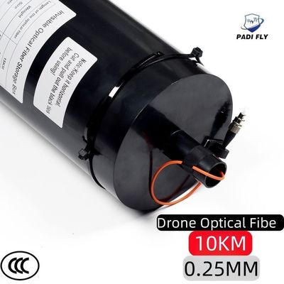 comprare Fibra ottica professionale da 10 km durevole da 0,25 mm per droni per comunicazioni Fpv Fibra ottica anti-interferenza fabbricazione online
