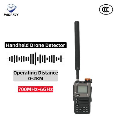 comprar Antenna Omni portátil 800MHz-6GHz Frequência total 1-2km Distância longa Drone sinal de interferência Alarme de posicionamento Detector de detecção integrado Fabricação em linha