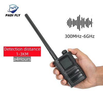 Buy Drable 300-6000MHz Ultra Wide Full-Bands 2 Km Long Distance Signal Detector for Anti Drone System online manufacture