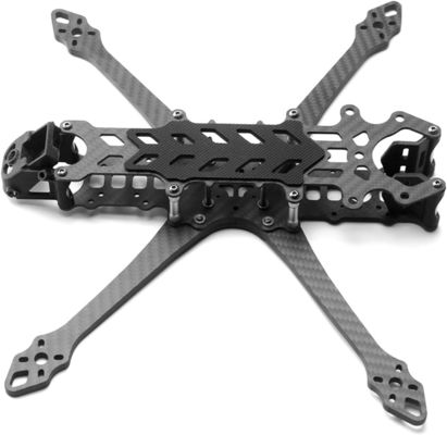 satın al 7 İnç 10 İnç 295mm 427mm FPV Karbon Fiber Freestyle Çerçeve Kiti Dingil Mesafesi 295mm Kol 5.0mm Uzun Menzilli Drone için Uygun Çevrimiçi üretim