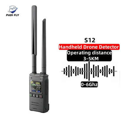 Buy Hot Sales S12 Handheld Drone Detector with 0-6GHz Frequency Range Detection Distance to up 5km for Anti Drone online manufacture