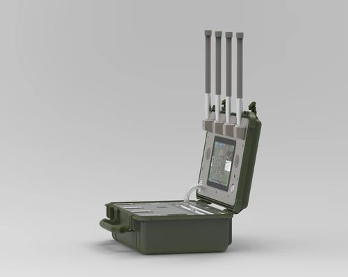 IP65 Drone Defense System Suitcase Anti Drone System 5km Detection Range